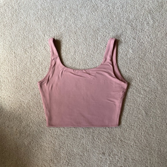 Pink Crop Tank Top - Picture 3 of 3